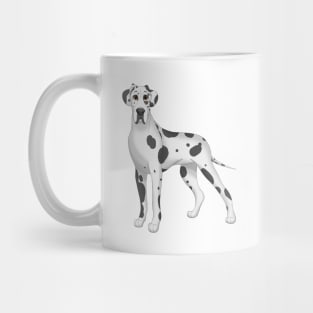 Harlequin Great Dane Dog Mug